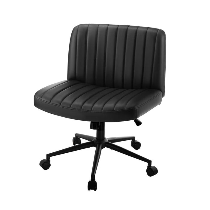 Parisi Retro Mid Back Wide Seat Office Chair |  Adjustable Ultra Comfort Computer Chair