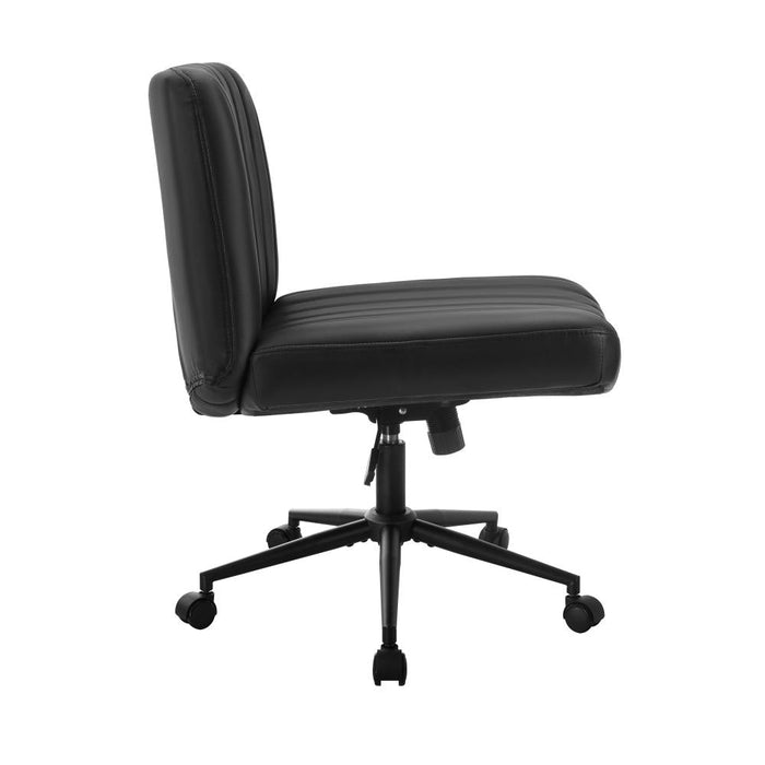 Parisi Retro Mid Back Wide Seat Office Chair |  Adjustable Ultra Comfort Computer Chair