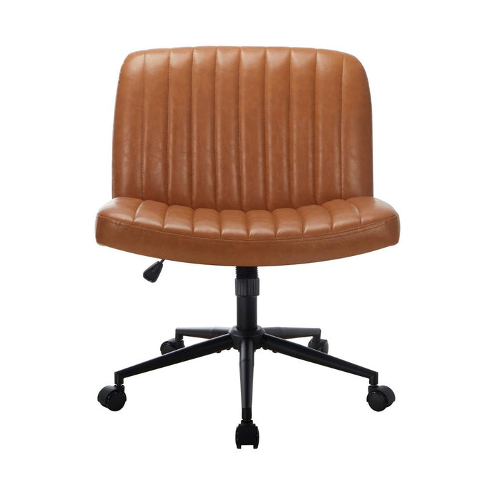 Parisi Retro Mid Back Wide Seat Office Chair |  Adjustable Ultra Comfort Computer Chair