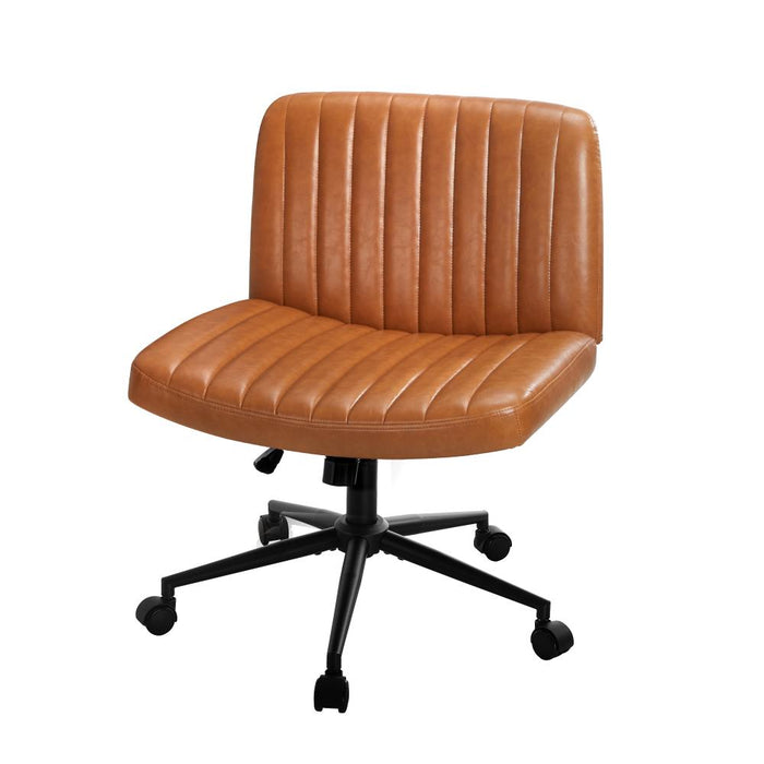 Parisi Retro Mid Back Wide Seat Office Chair |  Adjustable Ultra Comfort Computer Chair