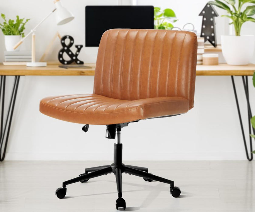 Parisi Retro Mid Back Wide Seat Office Chair |  Adjustable Ultra Comfort Computer Chair