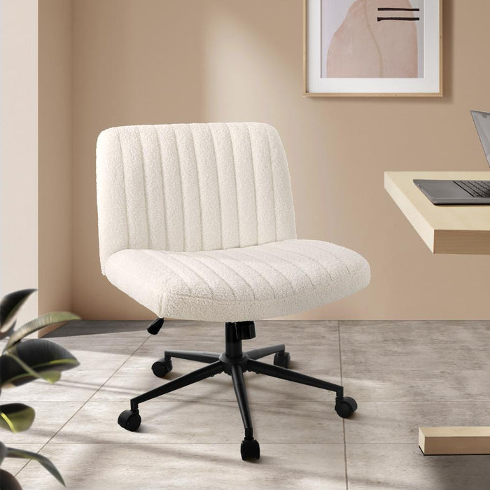 Parisi Retro Mid Back Wide Seat Office Chair |  Adjustable Ultra Comfort Computer Chair