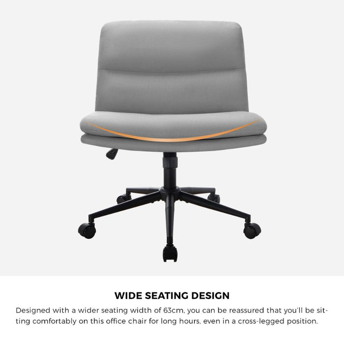 Parisi Modern Mid Back Wide Seat Office Chair |  Adjustable Ultra Comfort Computer Chair