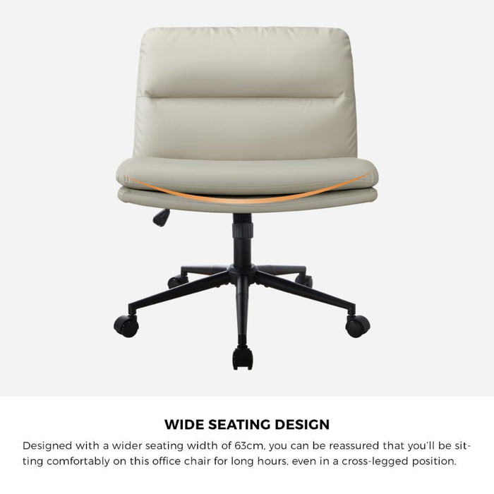 Parisi Modern Mid Back Wide Seat Office Chair |  Adjustable Ultra Comfort Computer Chair