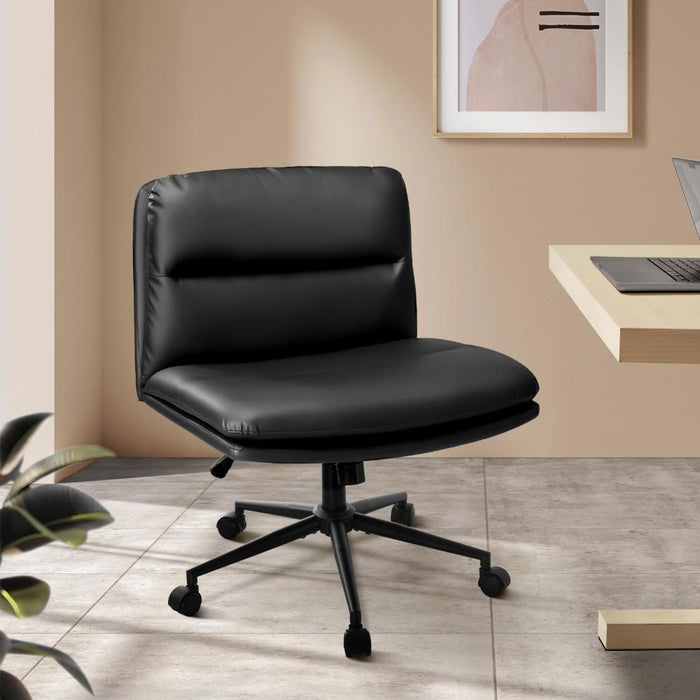 Parisi Modern Mid Back Wide Seat Office Chair |  Adjustable Ultra Comfort Computer Chair