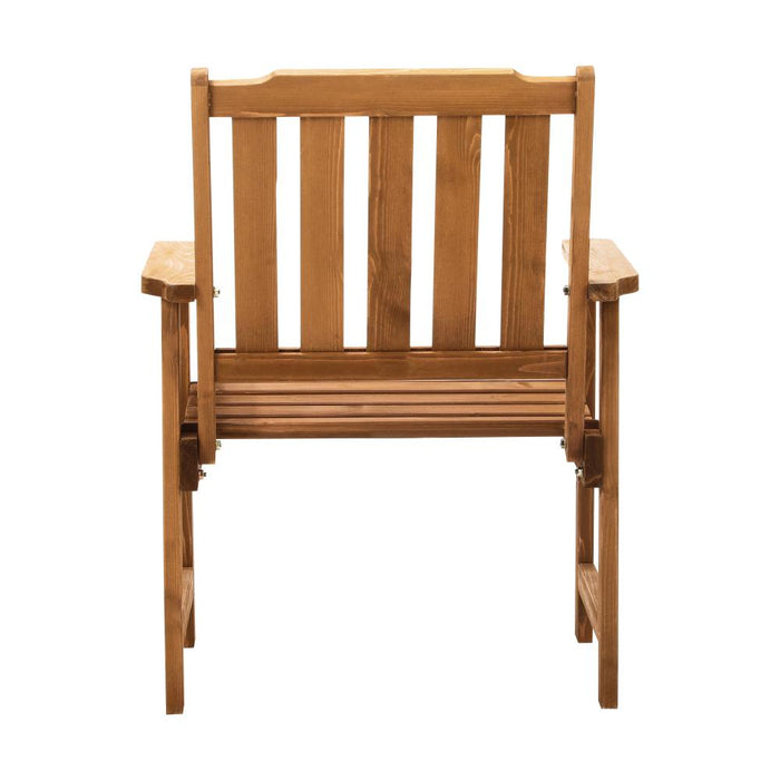 Tatiana Luxe Quality Outdoor Wooden Deck Chairs | Patio Garden High Back Armchairs