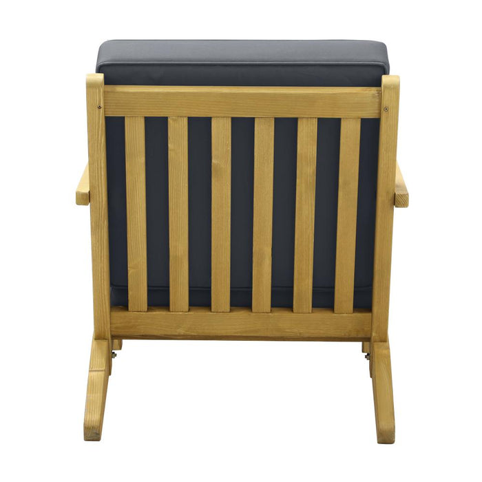 Breeze Designer Outdoor Sun Lounge Armchairs | Soft Cushioned Wooden Patio Lounge Chairs