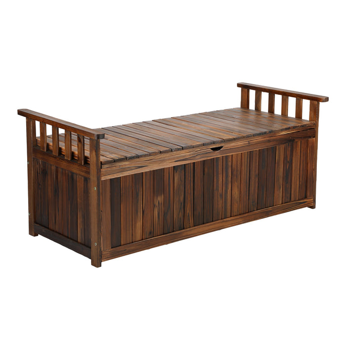 Two in One 200L Outdoor Bench and Storage Box | Wooden Garden Bench by Livsip