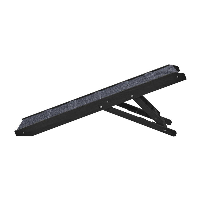 90cm Adjustable Pet Ramp with Extra Grip | Foldable Travel Dog Stairs