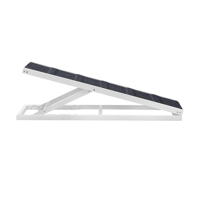 Adjustable Height Indoor Outdoor Foldable Pet Ramp | Dog Stairs Travel Ramp Extra Grip