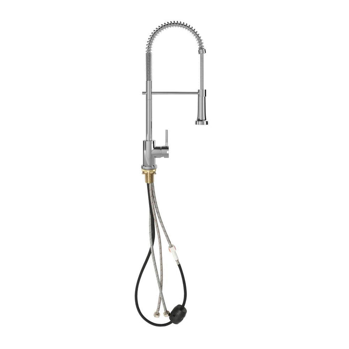 Super High Quality Pull Out Kitchen Mixer Tap in Black or Chrome | WELS 6 Kitchen Mixer Spray Faucet