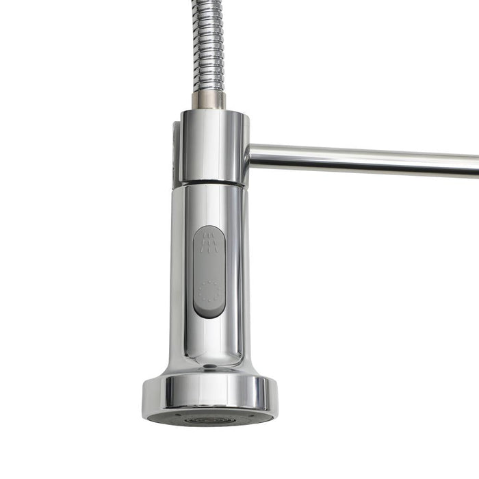 Super High Quality Pull Out Kitchen Mixer Tap in Black or Chrome | WELS 6 Kitchen Mixer Spray Faucet