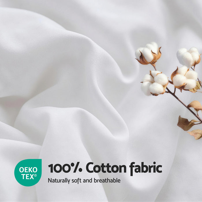 Giselle Bedding Wool Quilt 800GSM Extra Thick Queen Winter Doona Baffle Box Construction 100% Wool Filling