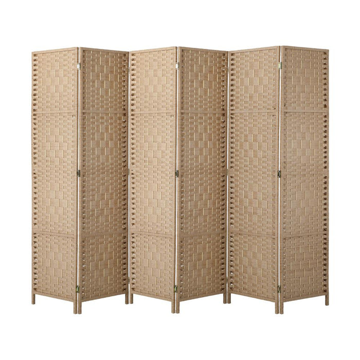 Arezzo Wood and Rattan Room Divider & Privacy Screens | Designer Room Panel Dividers