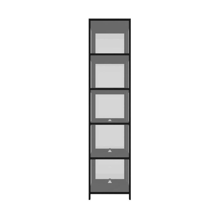 Centrum Bamboo Multi Tier Storage Unit | Versatile Bamboo and Acrylic Display Cabinet