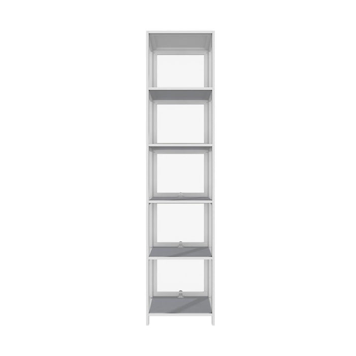 Centrum Bamboo Multi Tier Storage Unit | Versatile Bamboo and Acrylic Display Cabinet