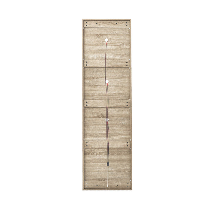 Starque LED Modern High Gloss Display Cabinet | 4 Tier Décor Drinks Storage Unit