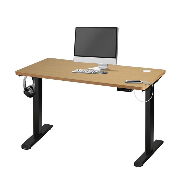Leno Premium 71-116cm Electric Adjustable Standing Desk | Motorised Office Desk with USB & Type C Ports