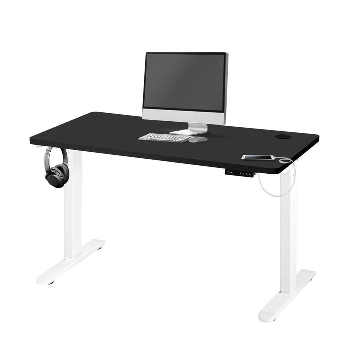 Leno Premium 71-116cm Electric Adjustable Standing Desk | Motorised Office Desk with USB & Type C Ports