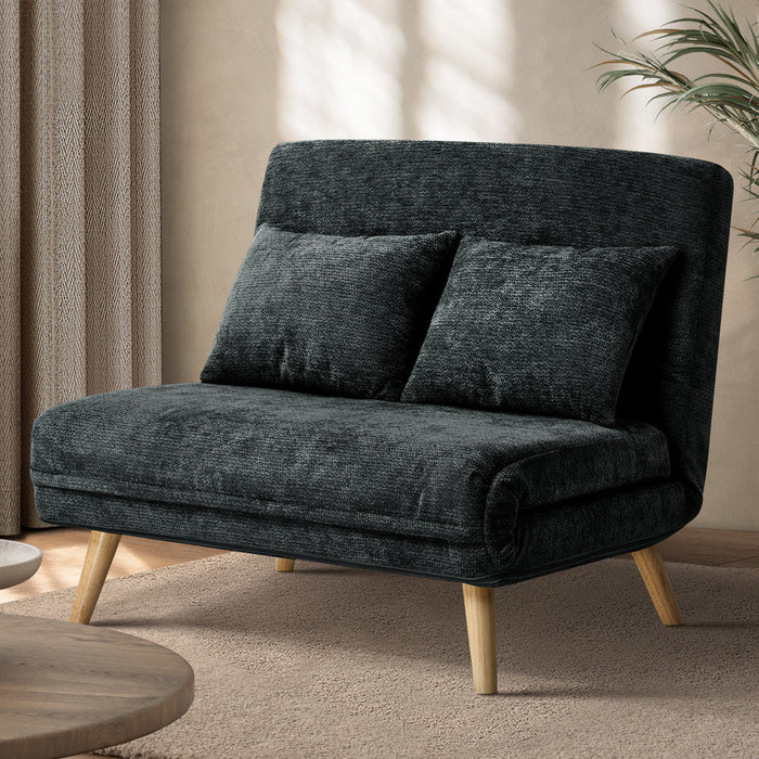 Amalfi Two In One Couch and Fold Out Sofa Bed | Versatile Adjustable Modern Sofa Chair