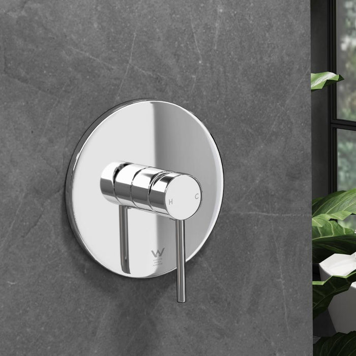 Super High Quality Shower Mixer in Black or Chrome | Ceramic Cartridge Solid Brass Mixer