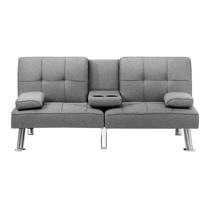 Marlo 3 Seater Sofa Couch and Fold Out Futon Bed | Adjustable Luxury Futon Sofa Couch