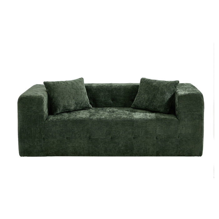 Bella Soft Chenille Two Seater Comfy Sofa Lounge | Compressed Sofa Box Lounge Unit