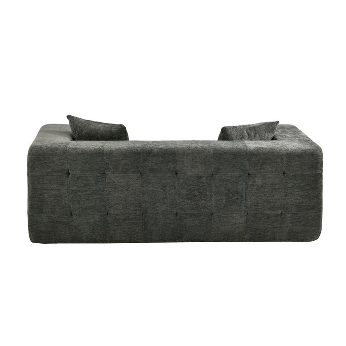 Bella Soft Chenille Two Seater Comfy Sofa Lounge | Compressed Sofa Box Lounge Unit