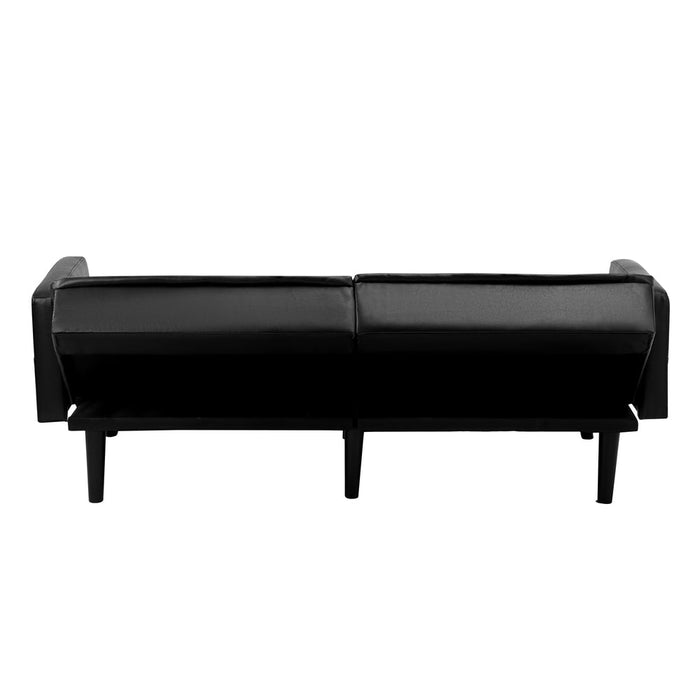 Sierra Two in One 3 Seater Sofa Couch and Fold Out Futon Bed | Super Luxury Converible Futon Sofa Couch | 3 Fabrics