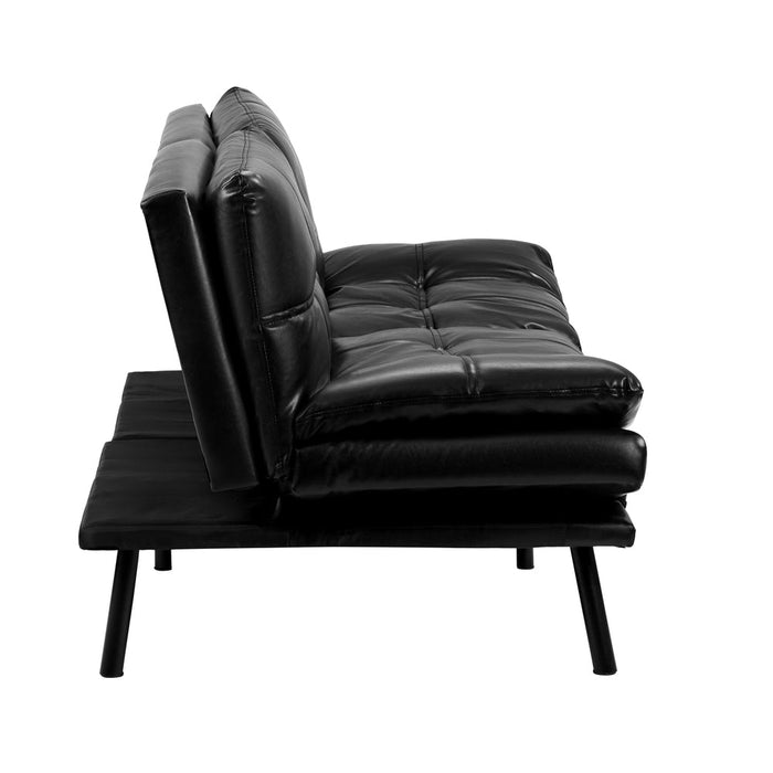 Allure 3 Seater Sofa Couch and Fold Out Futon Bed | Adjustable Luxury Converible Futon Sofa Couch