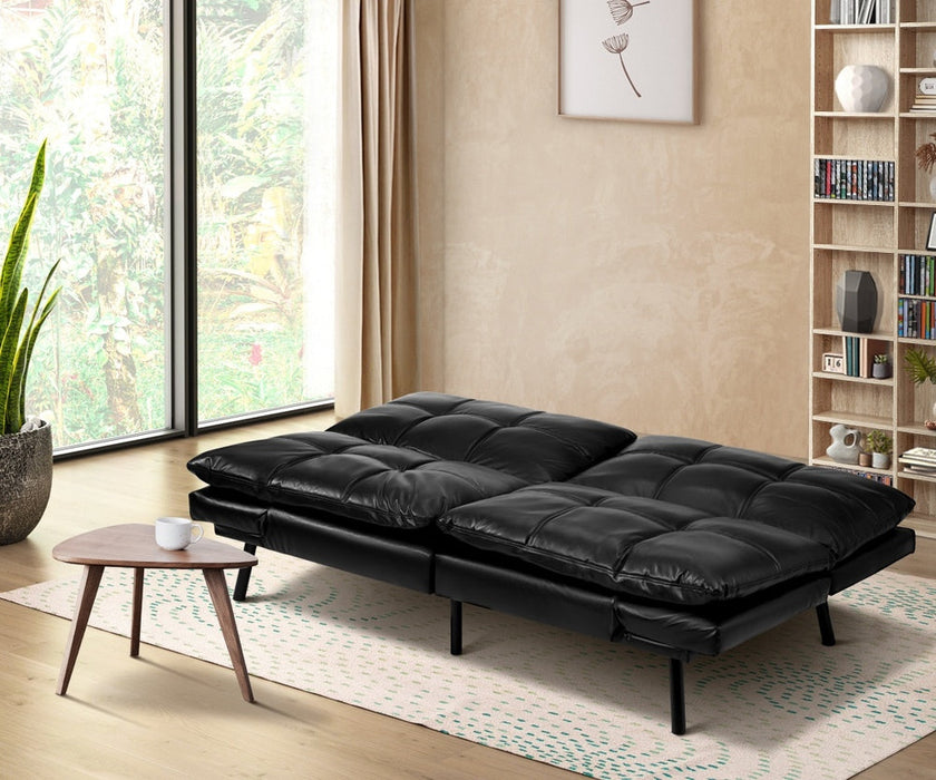 Allure 3 Seater Sofa Couch and Fold Out Futon Bed | Adjustable Luxury Converible Futon Sofa Couch