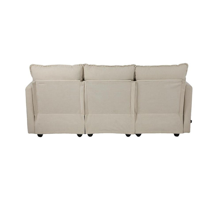 Nico Ultra Plush Fabric Modular Sofa Lounge | Soft Corduroy Fabric Modular Sofa Thick Cushions