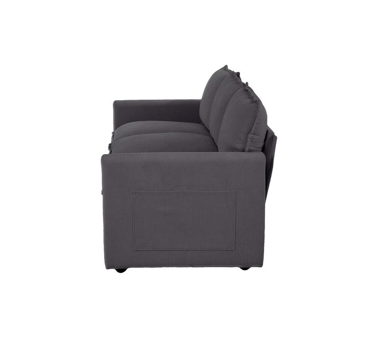 Nico Ultra Plush Fabric Modular Sofa Lounge | Soft Corduroy Fabric Modular Sofa Thick Cushions
