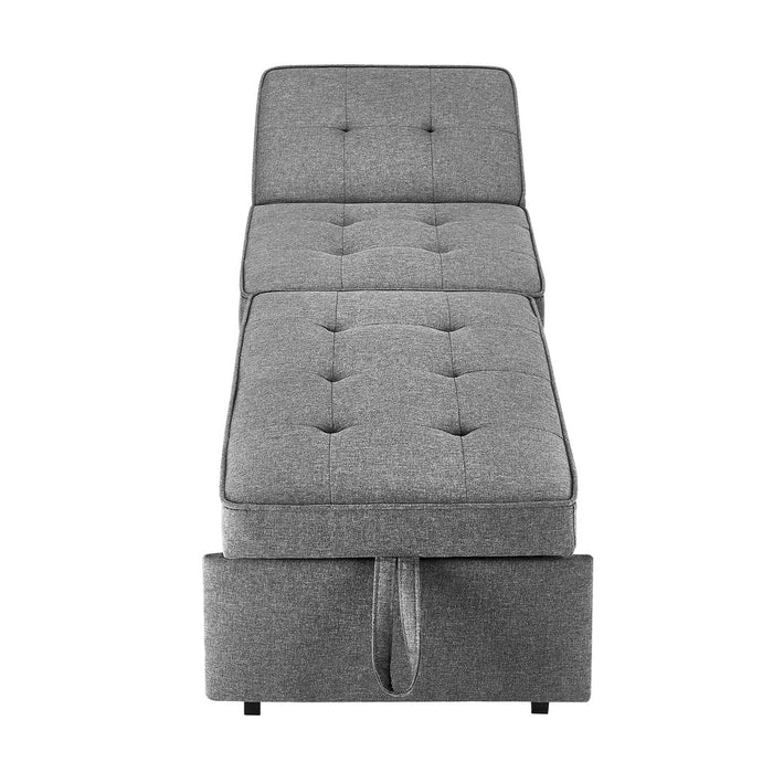 Palermo 4 in 1 Convertible Sofa Bed Ottoman | Multi Purpose Storage Couch Lounge Daybed