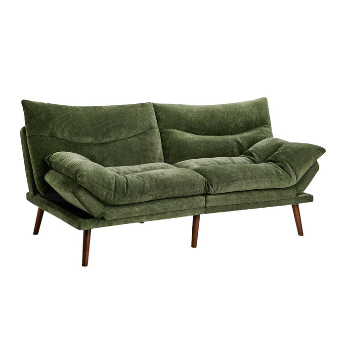 Allure 3 Seater Sofa Couch and Fold Out Futon Bed | Adjustable Luxury Converible Futon Sofa Couch