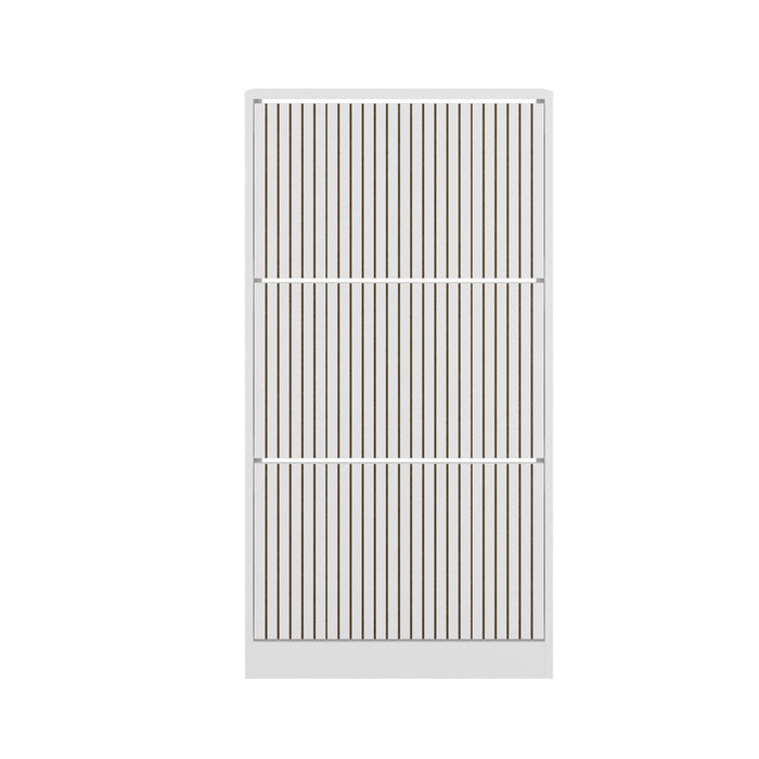 Amaro Noire Shoe Rack Cabinet | Modern Feature 30 Pair Shoe Storage Unit