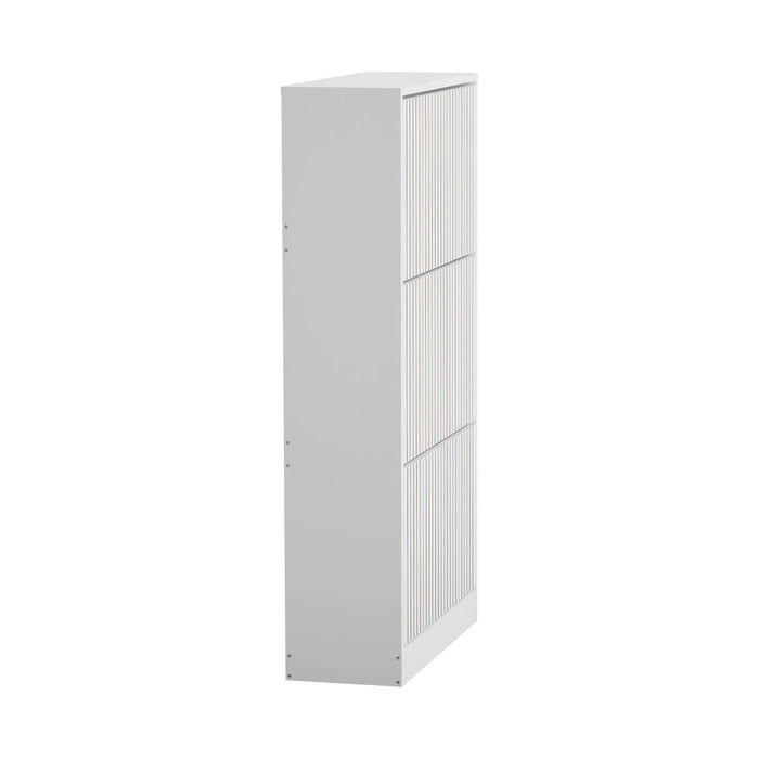 Amaro Noire Shoe Rack Cabinet | Modern Feature 30 Pair Shoe Storage Unit