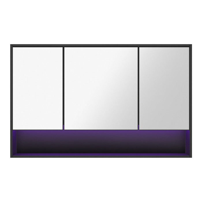 Miami Modern LED Bathroom Cabinet and Storage Unit | Multi Storage Bathroom Mirror Cabinet