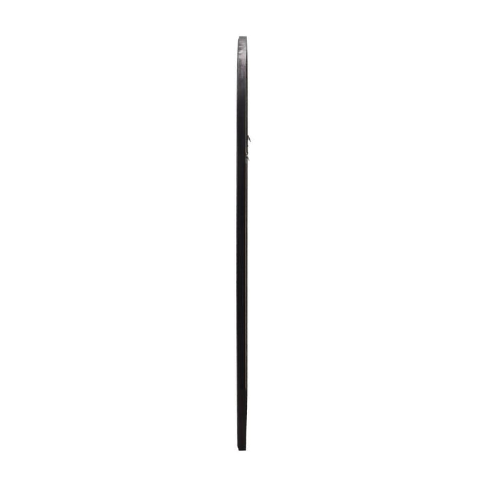 Nero X Arched Wall Mirror | Black Framed Window Style Wall Mounted Décor Mirror
