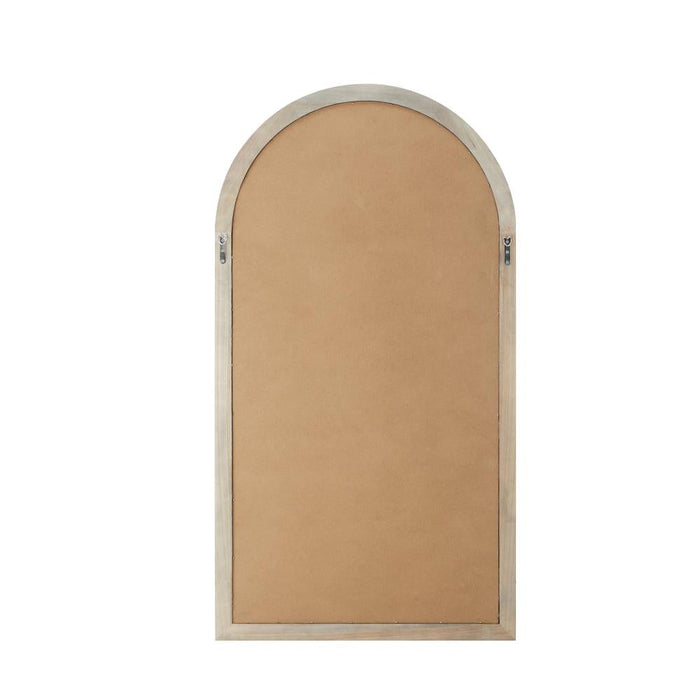 Nero X Arched Wall Mirror | Black Framed Window Style Wall Mounted Décor Mirror