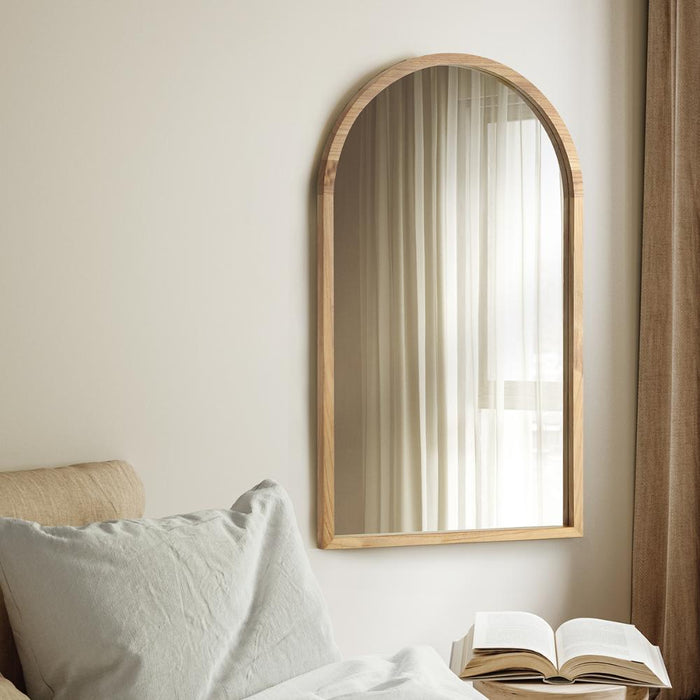Perose Arched Wall or Floor Designer Mirror | Modern Feature Wall or Floor Mounted Décor Mirror