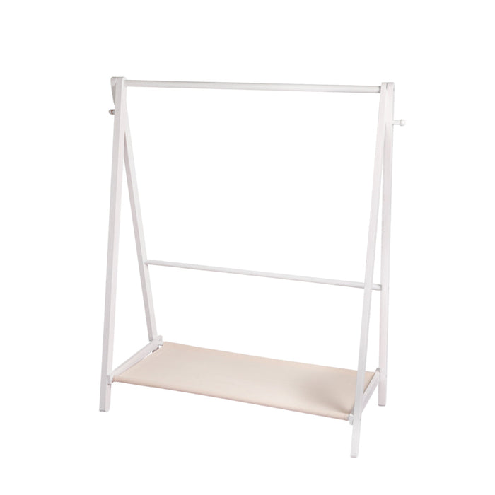 Sorento Two in One Clothes and Shoe Storage Rack | Wooden Multi Purpose Clothes Storage Unit