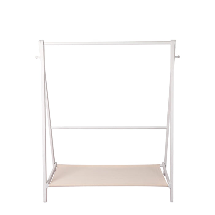 Sorento Two in One Clothes and Shoe Storage Rack | Wooden Multi Purpose Clothes Storage Unit