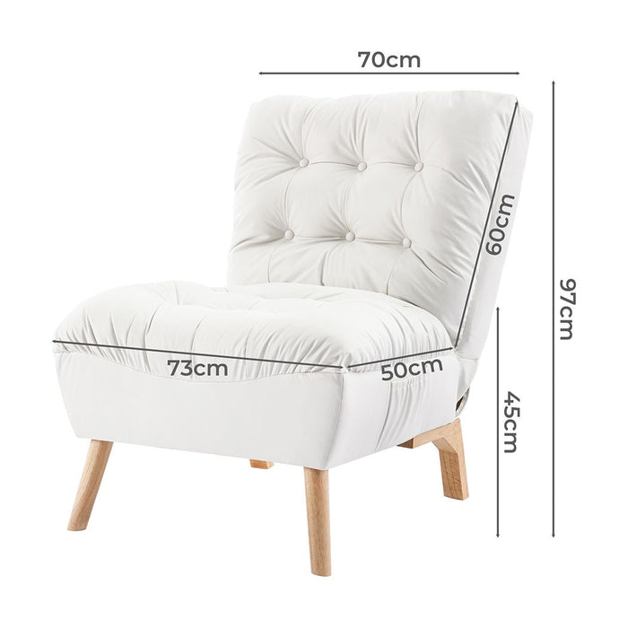 Upton Plush Premium Recliner Chair | Wood and Upholstered Adjustable Accent Chair