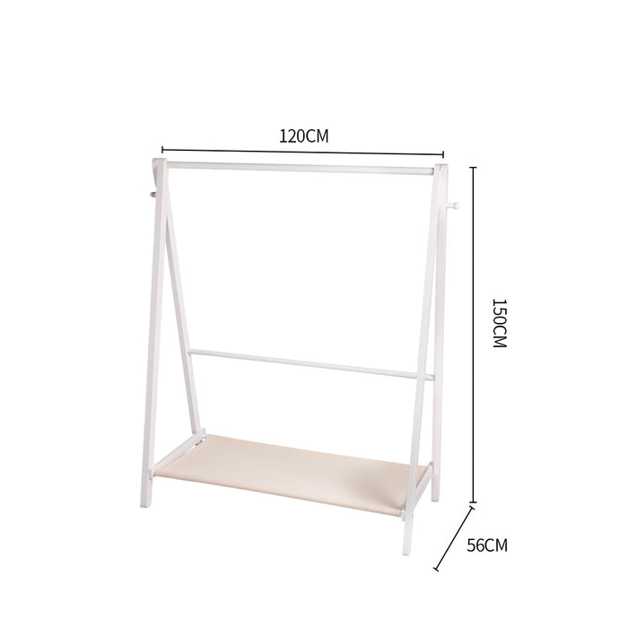 Sorento Two in One Clothes and Shoe Storage Rack | Wooden Multi Purpose Clothes Storage Unit