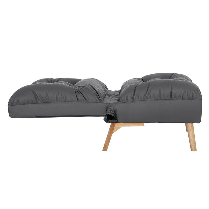 Upton Plush Premium Recliner Chair | Wood and Upholstered Adjustable Accent Chair