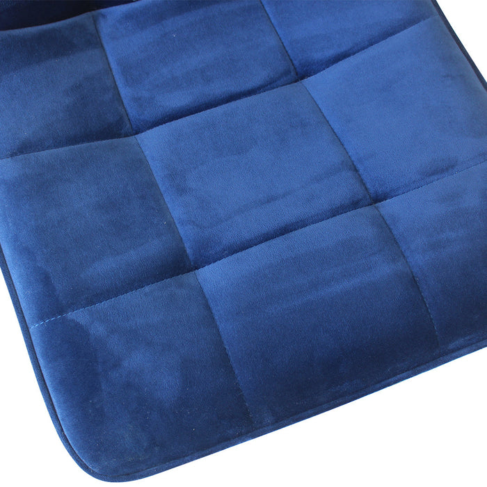 Set of Four Milano Premium Velvet Fabric Dining Chairs | Plush Velvet Padded Dining Chairs