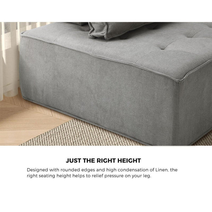 Natuzzo Verstaile Modular Sofa Lounge Set | Adjustable Armless Sofa Lounge