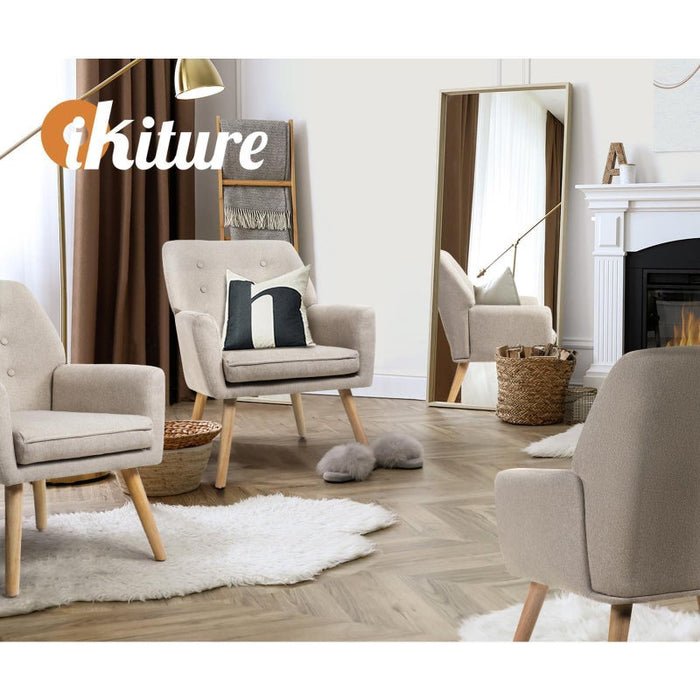 Grazia Modern Fabric Accent Tub Armchair | Extra Large Soft Upholstered Lounge Chair