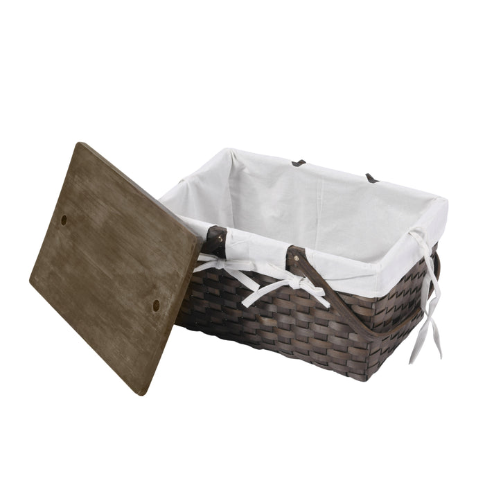 Cheltenham Wicker Picnic Basket Set Brown 46x30.5x25cm